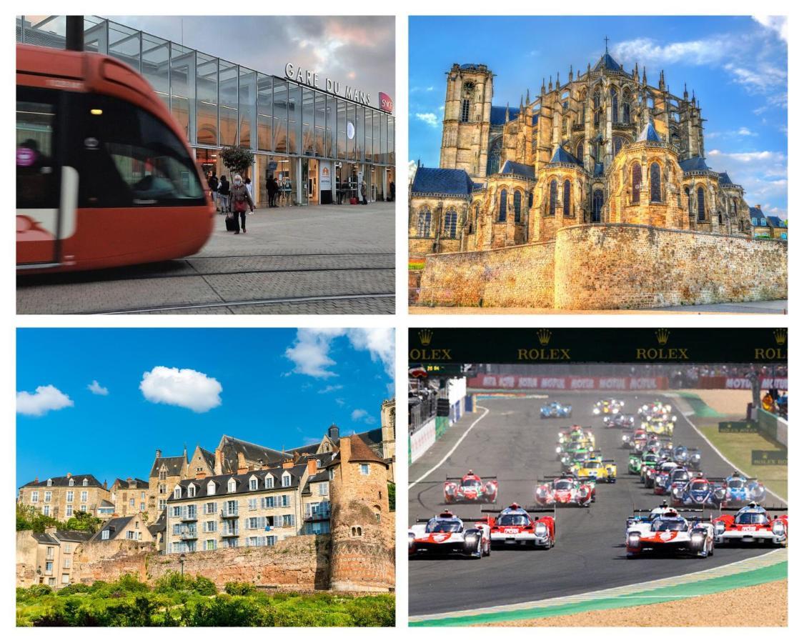 L'appart K-OULEUR- Wifi Fibre-Checkin auto- 2 pers Le Mans Esterno foto